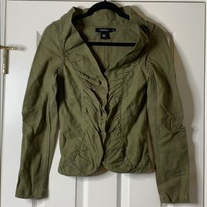 Arden B. Canvas Buttoned Jacket